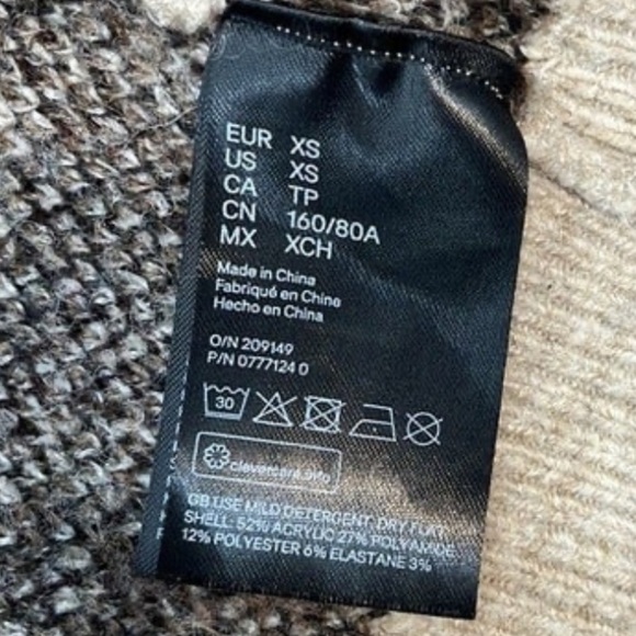 H&M Long Cheetah Cardigan Size XS - Picture 7 of 8